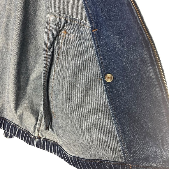 Vintage 90s Hunt Club full zip denim jacket mens size XL - Picture 6 of 6